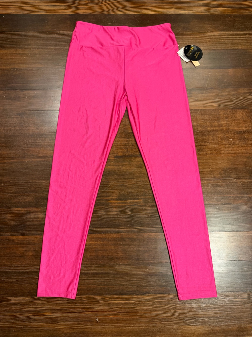 Women’s High-Rise Hot Pink Stretch Leggings